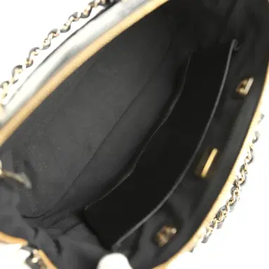 Chanel Chanel Top Handle Shopping Bag Black Patent Leather Gold Hardware | Thumbnail 8 Chanel Chanel Top Handle Shopping Bag Black Patent Leather Gold Hardware | Thumbnail 8