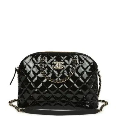Chanel Chanel Top Handle Shopping Bag Black Patent Leather Gold Hardware | Thumbnail 1 Chanel Chanel Top Handle Shopping Bag Black Patent Leather Gold Hardware | Thumbnail 1