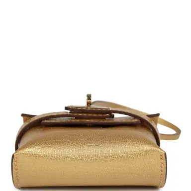 HERMÈS Hermes Kelly Festival Bag Charm Dore Chevre Chamkilight Permabrass Hardware | Thumbnail 6 HERMÈS Hermes Kelly Festival Bag Charm Dore Chevre Chamkilight Permabrass Hardware | Thumbnail 6