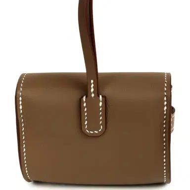 HERMÈS Hermes Kelly Festival Bag Charm Etoupe Swift Palladium Hardware | Thumbnail 4 HERMÈS Hermes Kelly Festival Bag Charm Etoupe Swift Palladium Hardware | Thumbnail 4