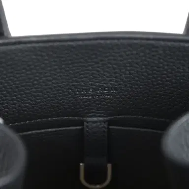 The Row The Row Soft Margaux 10 Bag Black Calfskin Silver Hardware | Thumbnail 11 The Row The Row Soft Margaux 10 Bag Black Calfskin Silver Hardware | Thumbnail 11