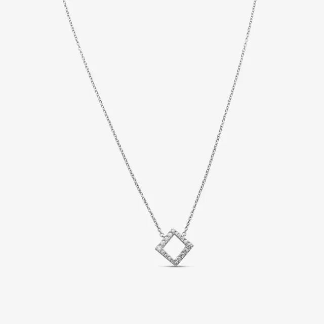 Hearts On Fire Charmed 18K White Gold Diamond Pendant Necklace by The Solist