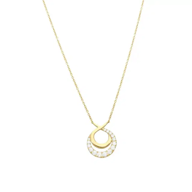 Hearts On Fire Hearts On Fire Optima 18K Yellow Gold Diamond Pendant Necklace by The Solist