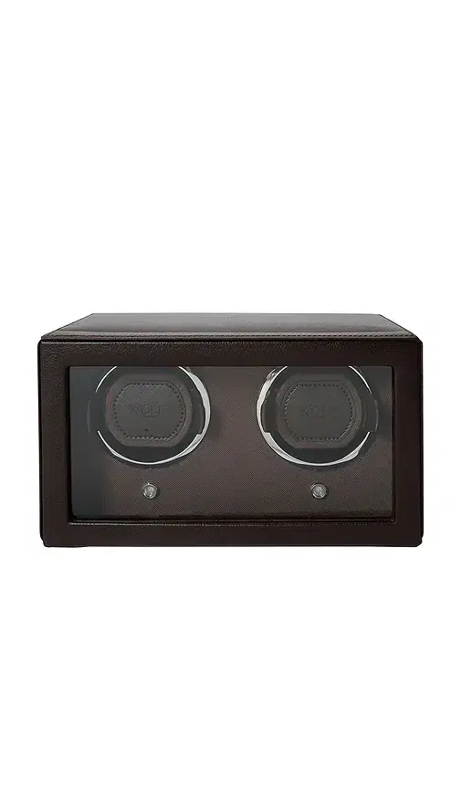 WOLF Cub Double Watch Winder with Cover