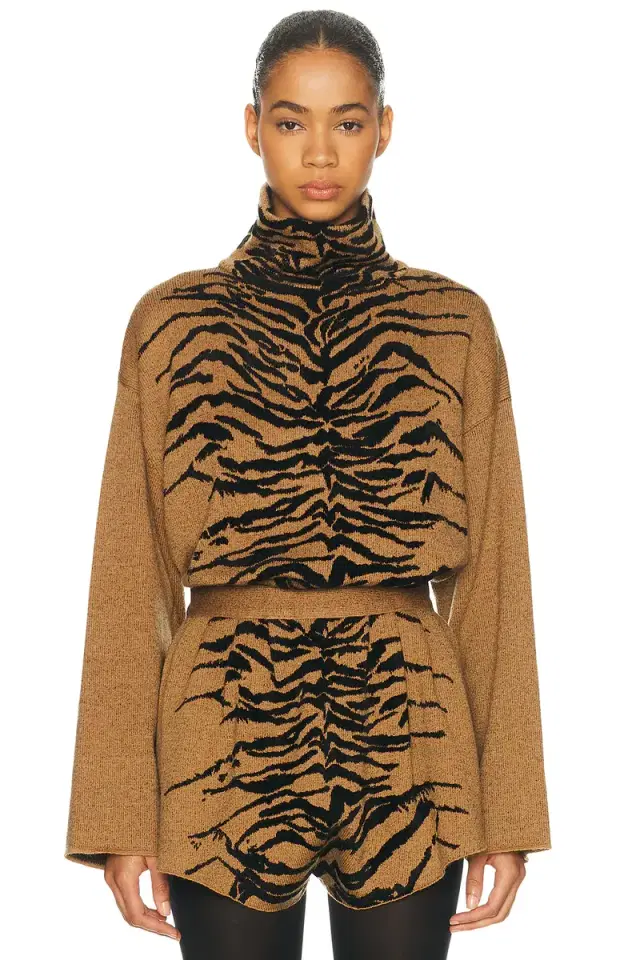 ALAΪA Tiger Sweater