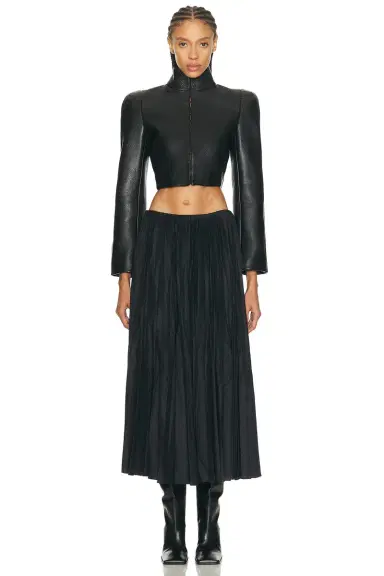 ALAÏA ALAΪA High Neck Jacket | Thumbnail 4