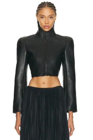 ALAÏA ALAΪA High Neck Jacket | Thumbnail 1