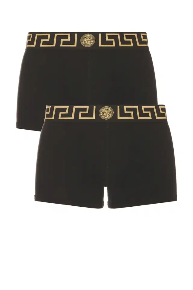 VERSACE Cotton Boxer Brief Two Pack
