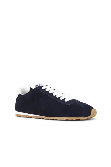 Miu Miu Plume Nylon Scamosciato Sneaker | Thumbnail 2