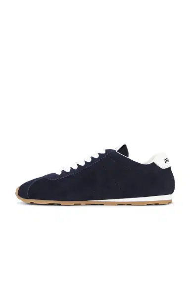 Miu Miu Plume Nylon Scamosciato Sneaker | Thumbnail 5