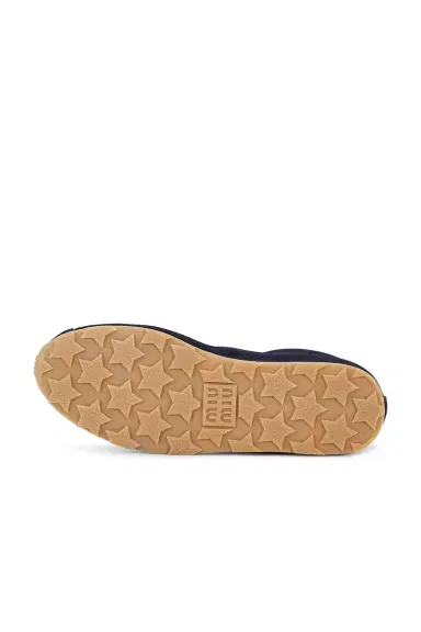 Miu Miu Plume Nylon Scamosciato Sneaker | Thumbnail 6