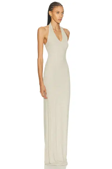 ÉTERNE Halter Maxi Dress | Thumbnail 2