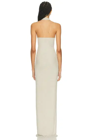 ÉTERNE Halter Maxi Dress | Thumbnail 3