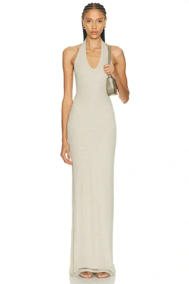 Eterne Halter Maxi Dress