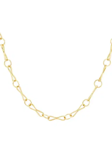 AZLEE Large Motif Chain Lariat Necklace | Thumbnail 2