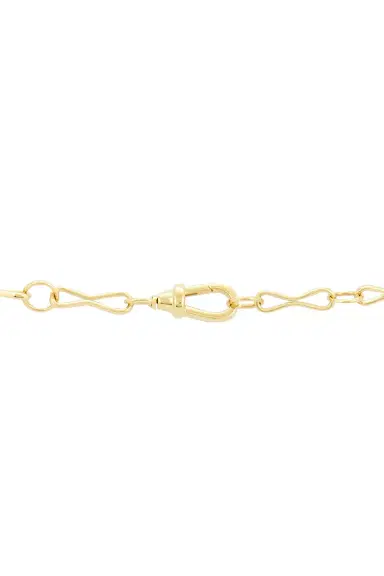 AZLEE Large Motif Chain Lariat Necklace | Thumbnail 3