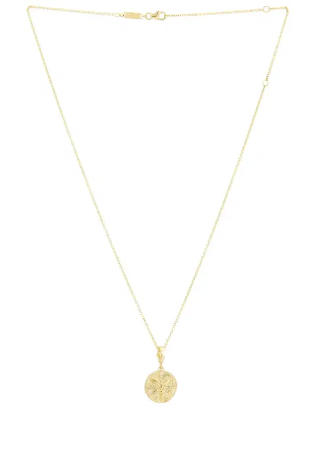AZLEE Revival Phoenix Rising Small Coin Necklace