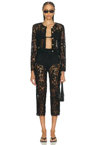 La Porte Gabrielle Lace Capri Pant | Thumbnail 5 La Porte Gabrielle Lace Capri Pant | Thumbnail 5