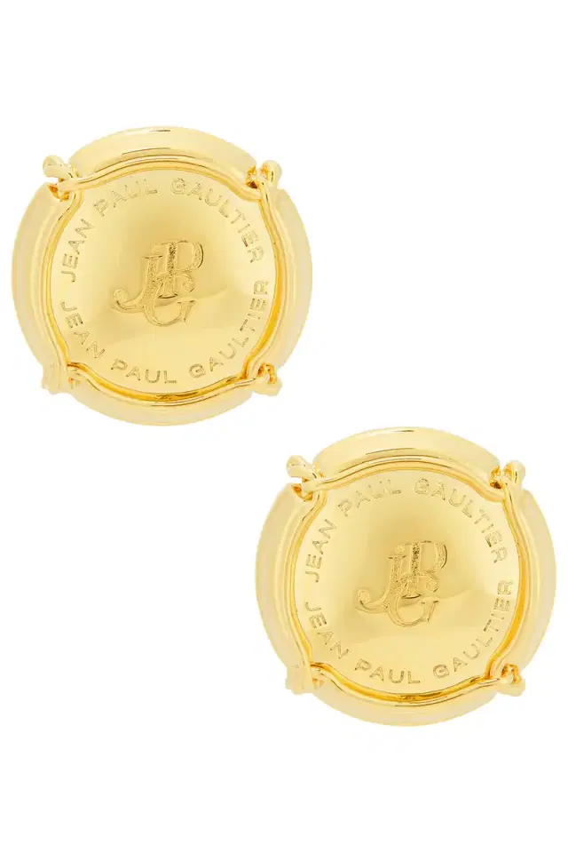 Jean Paul Gaultier Champagne Cork Earrings