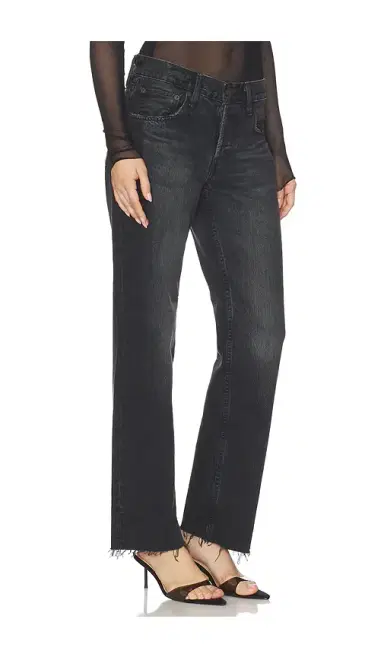 Moussy Vintage Glencoe Straight Low Jeans | Thumbnail 2