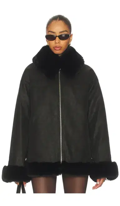 Lovers and Friends Helly Faux Leather Jacket | Thumbnail 2 Lovers and Friends Helly Faux Leather Jacket | Thumbnail 2