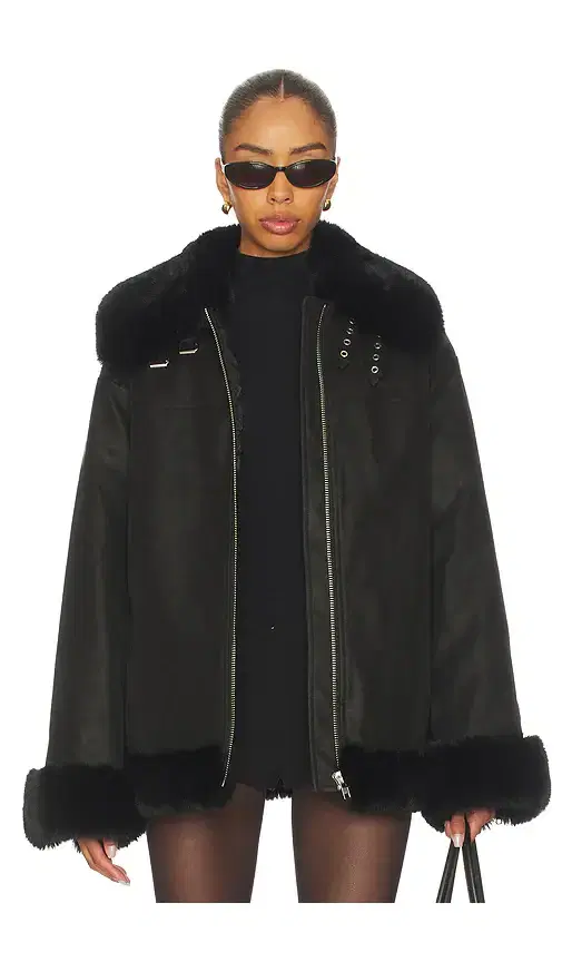 Lovers and Friends Helly Faux Leather Jacket