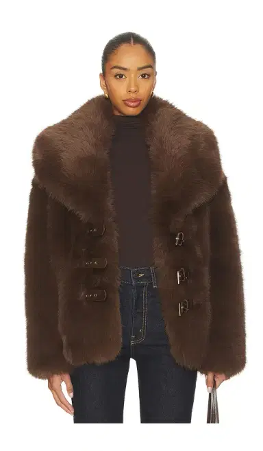 Nonchalant Label Oslo Faux Fur Jacket | Thumbnail 1
