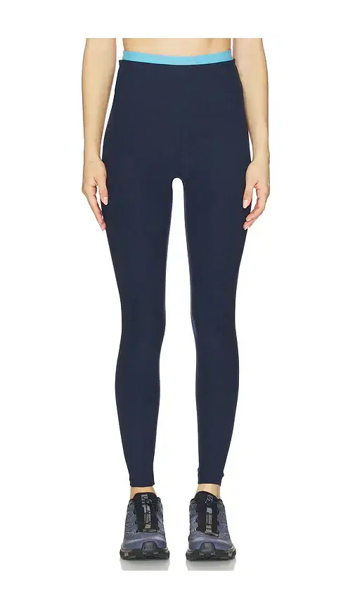 Spacedye Layered High Waisted Midi Legging