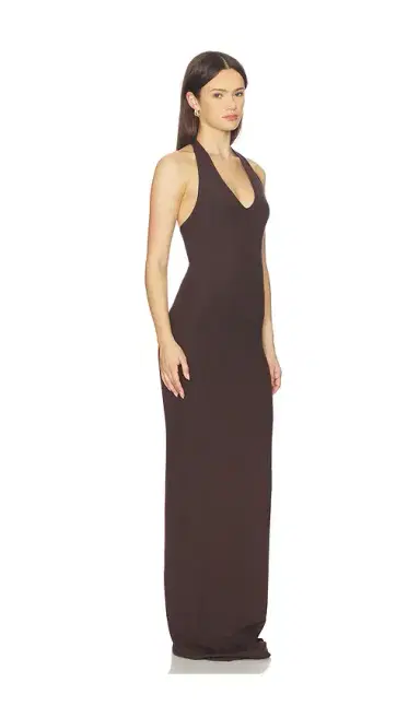 ÉTERNE Halter Maxi Dress | Thumbnail 2