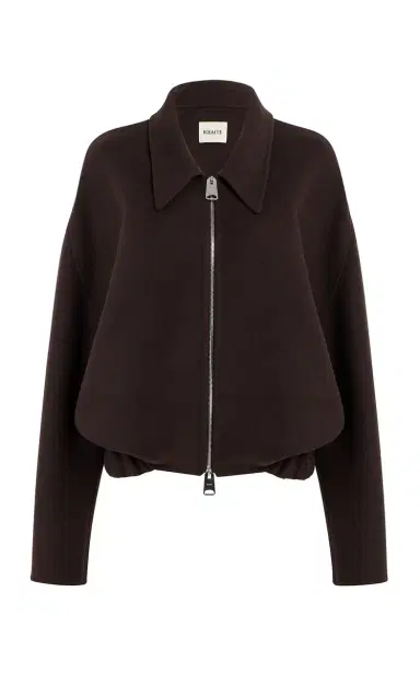 Khaite Odin Zip-Front Wool Jacket | Thumbnail 1