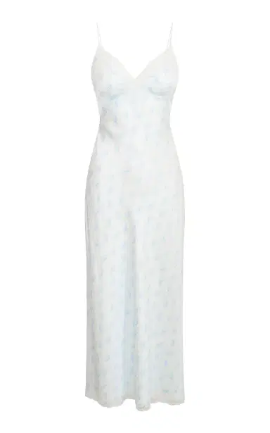 LoveShackFancy Manuela Silk Dress | Thumbnail 2