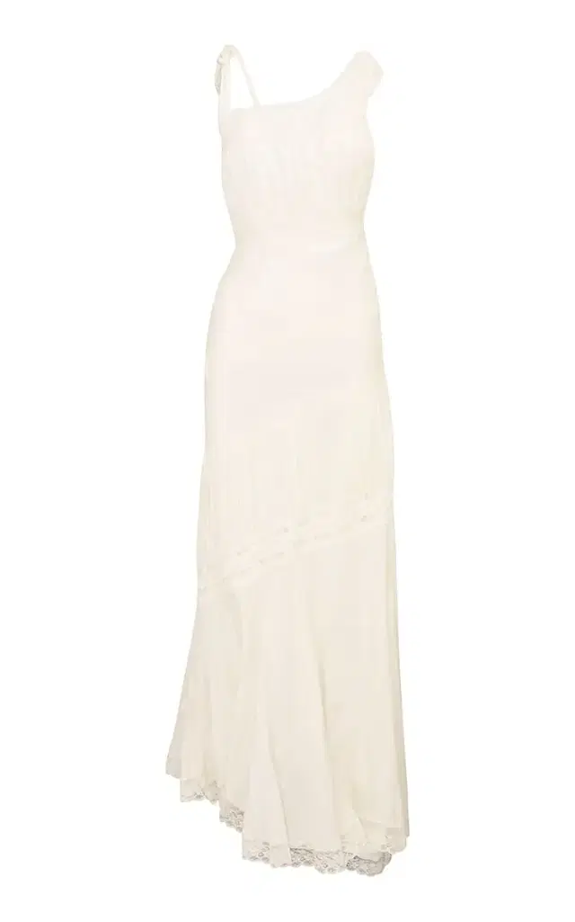 LoveShackFancy Andresy Habotai Silk Dress