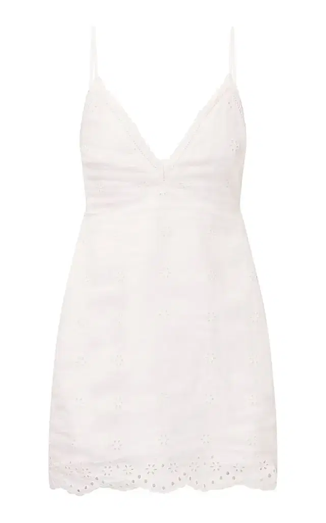Becklyn Eyelet Linen Dress