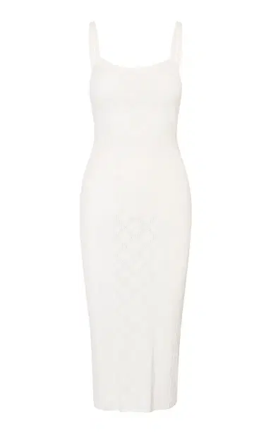 LoveShackFancy Opalina Cotton Pointelle Dress | Thumbnail 3