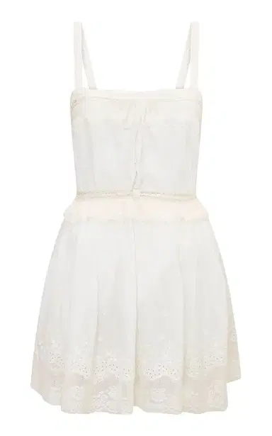 LoveShackFancy Hadlee Cotton Lace Dress | Thumbnail 1