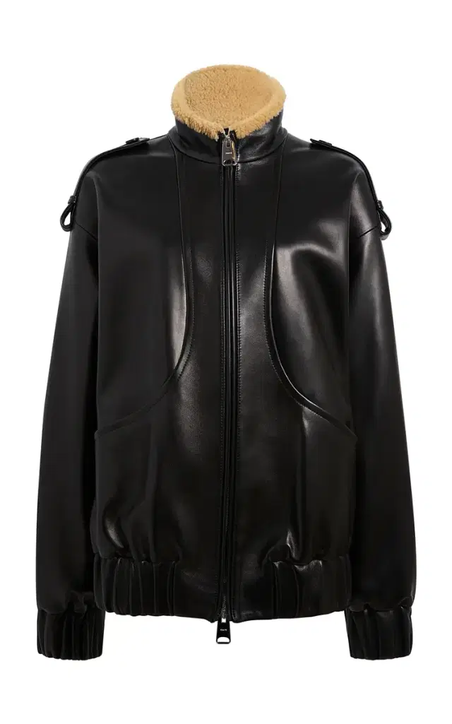 Sigi Relaxed Plongé Leather Jacket