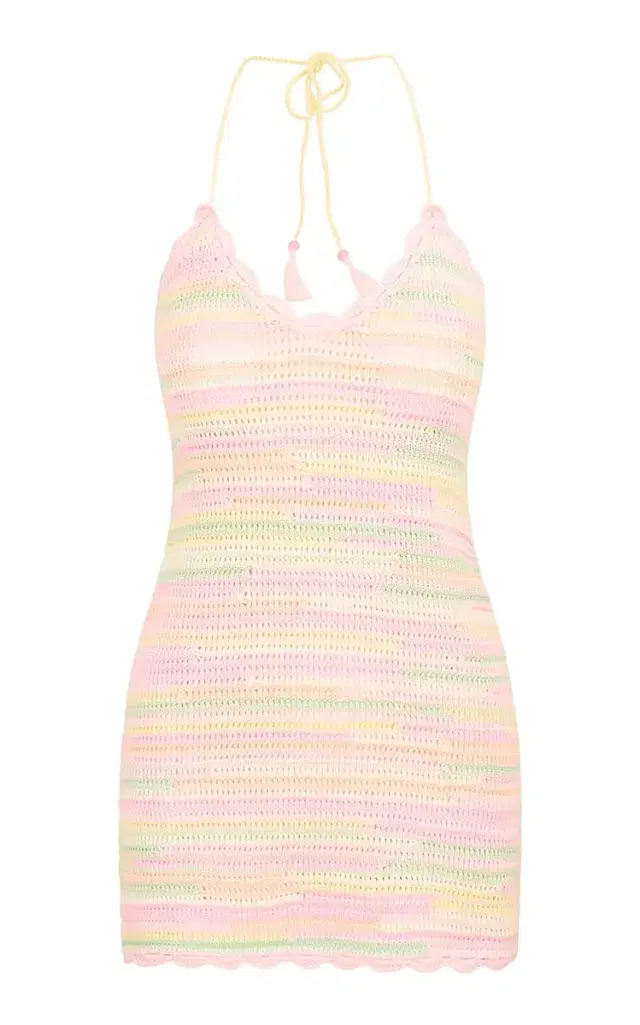 LoveShackFancy Zoa Cotton Scallop Dress