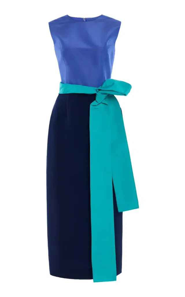 Sash-Detailed Stretch-Crepe  Dress