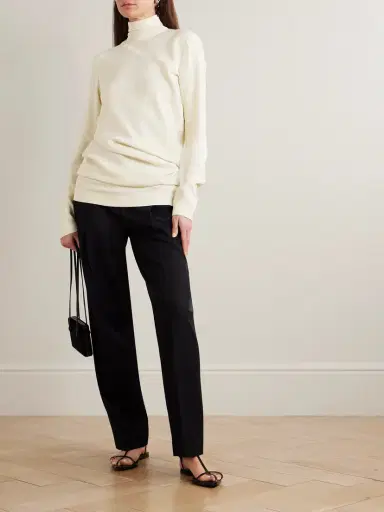 TOTEME Knitted Turtleneck Sweater | Thumbnail 2 TOTEME Knitted Turtleneck Sweater | Thumbnail 2