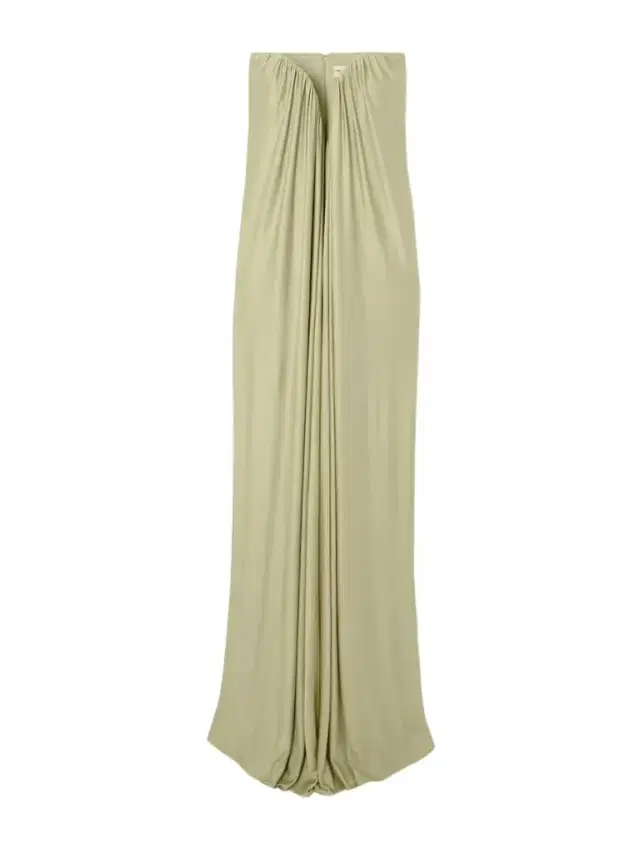 Olivienne Strapless Pleated Satin Gown