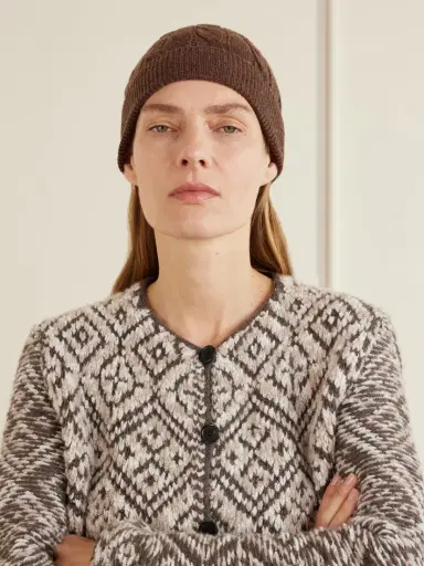Loro Piana Cedar Cable-knit Cashmere Beanie | Thumbnail 2 Loro Piana Cedar Cable-knit Cashmere Beanie | Thumbnail 2