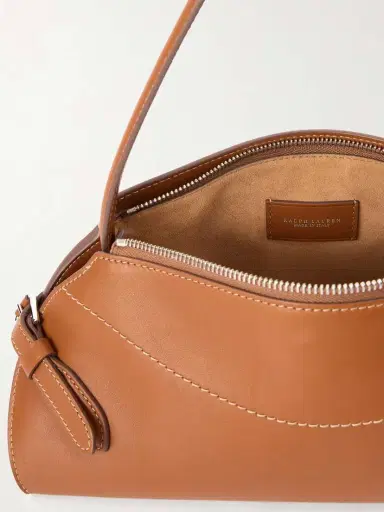 Ralph Lauren Collection The Ralph Buckled Leather Shoulder Bag | Thumbnail 6