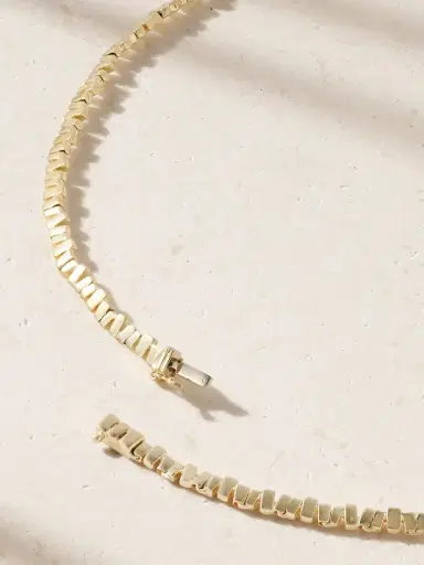 Suzanne Kalan 18-karat Gold Diamond Tennis Necklace | Thumbnail 3 Suzanne Kalan 18-karat Gold Diamond Tennis Necklace | Thumbnail 3