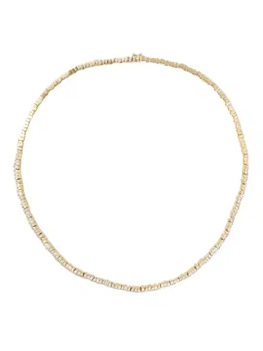 Suzanne Kalan 18-karat Gold Diamond Tennis Necklace | Thumbnail 1 Suzanne Kalan 18-karat Gold Diamond Tennis Necklace | Thumbnail 1