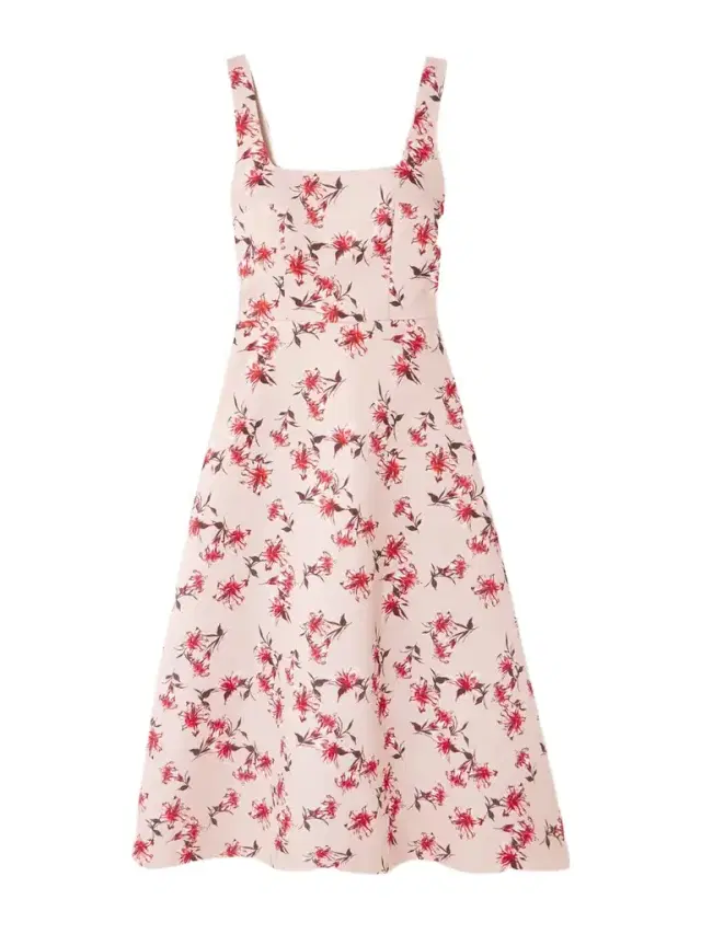 Shiloh Floral-print Faille Midi Dress