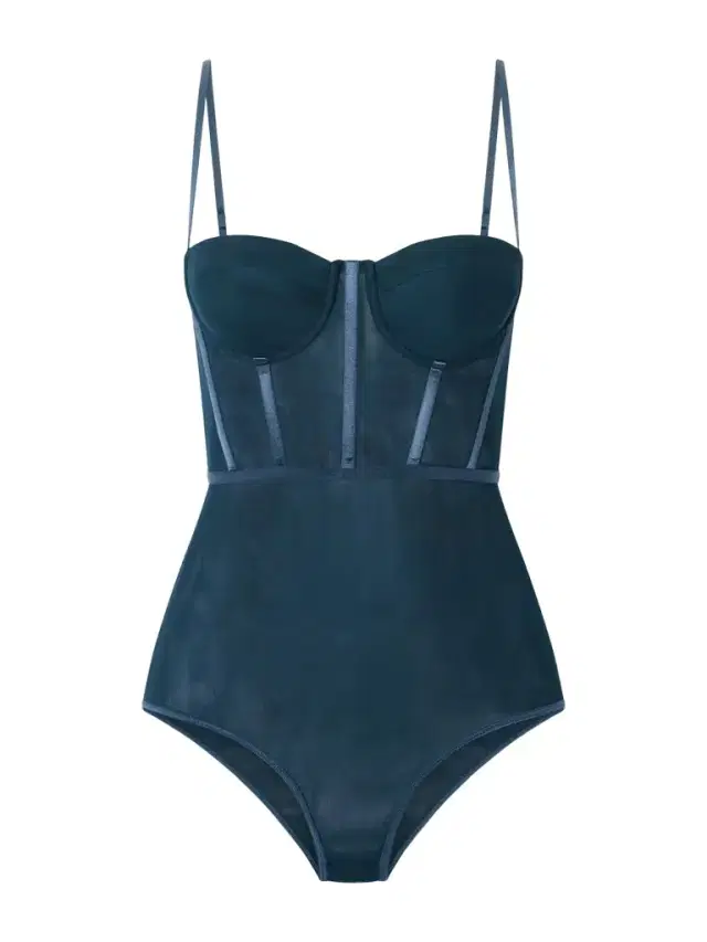 Rebellion Mesh Corset Bodysuit
