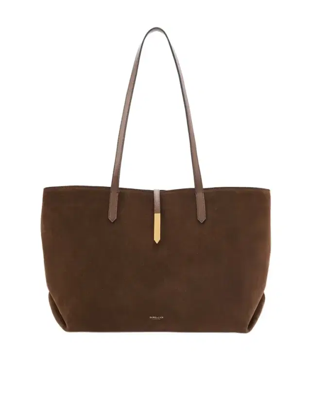 The Tokyo Leather-trimmed Suede Tote