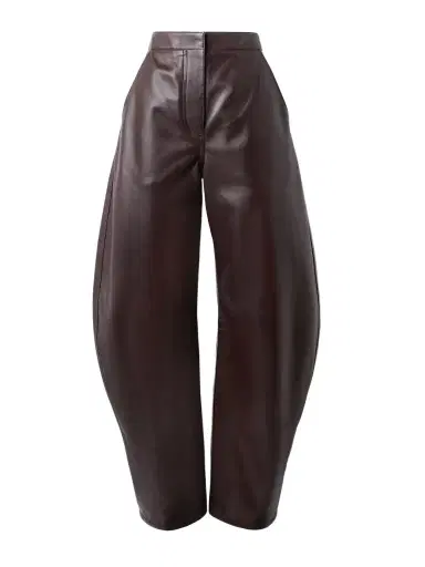 Alaïa Leather Barrel-leg Pants | Thumbnail 1 Alaïa Leather Barrel-leg Pants | Thumbnail 1