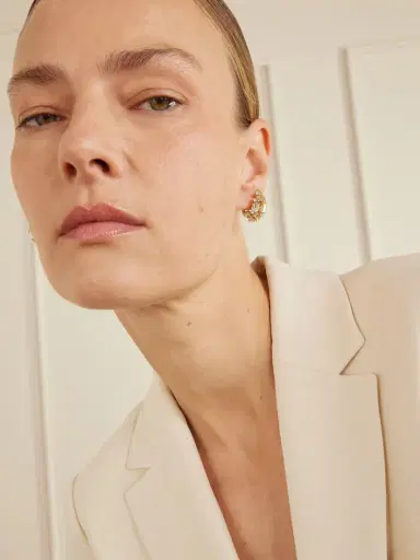 Fernando Jorge Vertex Lobe 18-karat Gold Diamond Earrings | Thumbnail 4 Fernando Jorge Vertex Lobe 18-karat Gold Diamond Earrings | Thumbnail 4