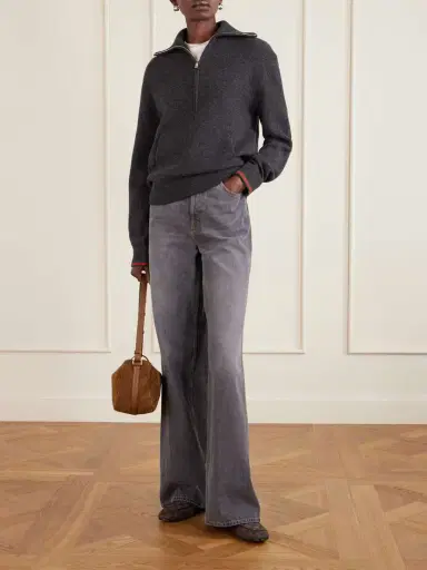Gucci Jordaan Horsebit-detailed Leather-trimmed Canvas-jacquard Loafers | Thumbnail 4 Gucci Jordaan Horsebit-detailed Leather-trimmed Canvas-jacquard Loafers | Thumbnail 4